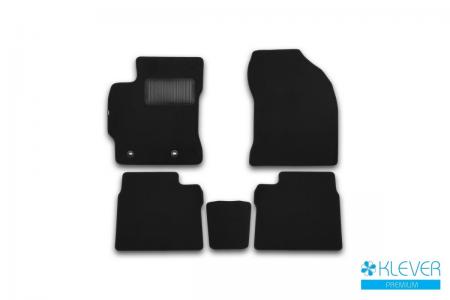 КОВРИКИ В САЛОН KLEVER PREMIUM TOYOTA COROLLA 2013->, СЕД., 5 ШТ. (ТЕКСТИЛЬ) KVR03486922110kh