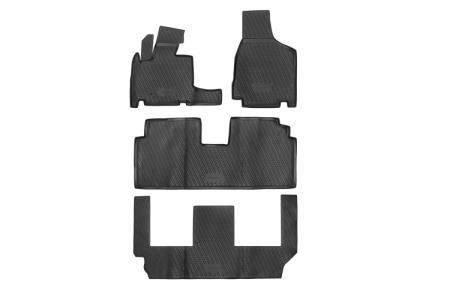 КОВРИКИ В САЛОН CHRYSLER GRAND VOYAGER RT, 2008-> 4 ШТ. 3 РЯДА (ПОЛИУРЕТАН) CARCHR00001