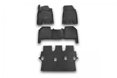 КОВРИКИ В САЛОН LEXUS LX570, 2012-> 7 МЕСТ, 4 ШТ. (ПОЛИУРЕТАН, БЕЖЕВЫЕ) NLC2923212k