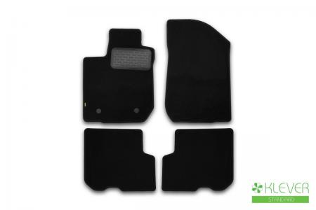 КОВРИКИ В САЛОН KLEVER STANDARD RENAULT LOGAN 2014->, СЕД., 4 ШТ. (ТЕКСТИЛЬ) KVR02413101210kh