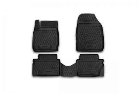КОВРИКИ В САЛОН FORD FIESTA 08> 4 ШТ. (ПОЛИУРЕТАН) s000.18