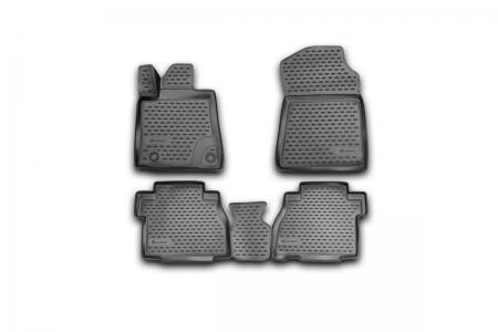 КОВРИКИ 3D В САЛОН TOYOTA TUNDRA DOUBLE CAB/CREW MAX, 2007-2013 (USA) (ПОЛИУРЕТАН) NLC.3D.48.58.210