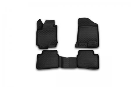 КОВРИКИ 3D В САЛОН KIA CEED, 2006-2012 4 ШТ. (ПОЛИУРЕТАН) NLC.3D.25.20.210h