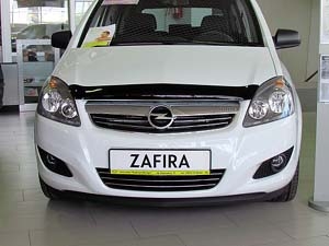 ДЕФЛЕКТОР КАПОТА ТЕМНЫЙ OPEL ZAFIRA B 06> NLDSOPZAF0612