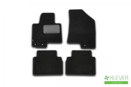 КОВРИКИ В САЛОН KLEVER STANDARD KIA SPORTAGE 2010-2016, ВНЕД., 4 ШТ. (ТЕКСТИЛЬ) KVR02253301210kh
