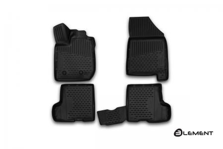КОВРИКИ 3D В САЛОН LADA XRAY, 2015->, (КОМПЛ. С ЯЩИКОМ), 4 ШТ. (ПОЛИУРЕТАН) ELEMENT3D5238210k