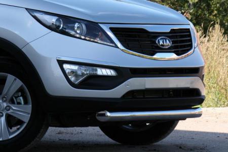 ЗАЩИТА ПЕРЕДНЕГО БАМПЕРА D 76 (ТРУБА) KIA SPORTAGE 2010-, KISP.48.1165 KISP481165