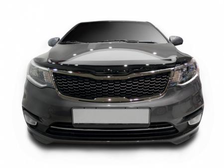 ДЕФЛЕКТОР КАПОТА ТЕМНЫЙ KIA RIO 11> NLDSKIRIO1112