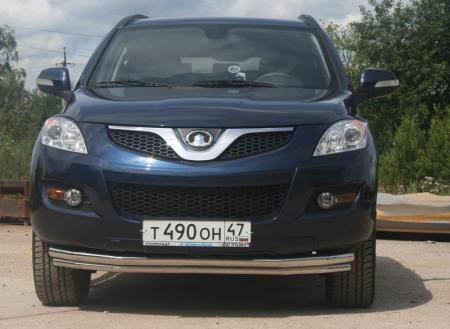 ЗАЩИТА ПЕРЕДНЕГО БАМПЕРА D 60/42 ДВОЙНАЯ GREAT WALL HOVER H5 2010- GWHV481321