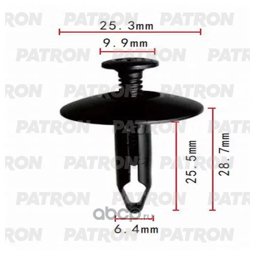 КЛИПСА ПЛАСТМАССОВАЯ CHEVROLET, GM ПРИМЕНЯЕМОСТЬ: БАМПЕР, ЗАЩИТА, ПОДКРЫЛОК, ОТДЕЛКА P370373