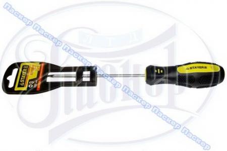 ОТВЕРТКА ШЛИЦЕВАЯ 3,2100 ПРОТИВОСКОЛЬЗЯЩАЯ РУКОЯТКА STAYER ULTIMA 25051-03-10