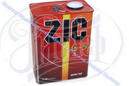 МАСЛО ZIC 80W90 GL-5 4Л ТРАНС 