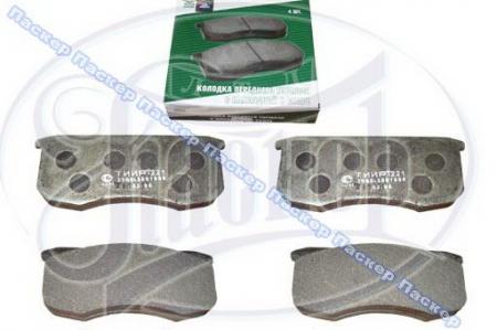 КОЛОДКИ ТОРМОЗНЫЕ УАЗ (ВСЕ МОД. С ДИСКОВЫМ ТОРМОЗОМ) ПЕРЕДНИЕ ОАО УАЗ 3160-3501090-95