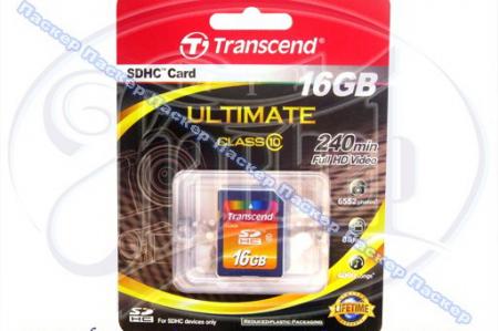   SDHC CARD 16 TRANSCEND CLASS 10 