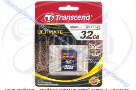   SDHC CARD 32 TRANSCEND CLASS 10 