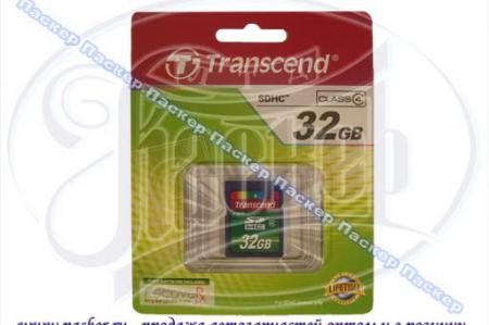   SDHC CARD 32 TRANSCEND CLASS  4 