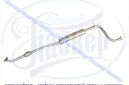 ГЛУШИТЕЛЬ ДОПОЛНИТЕЛЬНЫЙ С ТРУБАМИ И КРОНШТЕЙНАМИ В СБОРЕ 21900-1200020-00