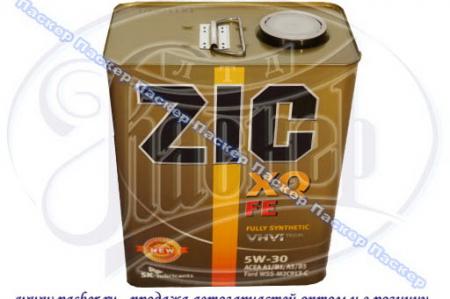 МАСЛО ZIC XQ FE 5W-30 ACEA A5/B5 FORD WSS M2C913 C 4Л СИН