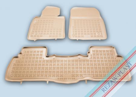 КОВРИКИ ДЛЯ САЛОНА TOYOTA LAND CRUISER 200 2008-2017.  БЕЖЕВЫЙ 201413_B