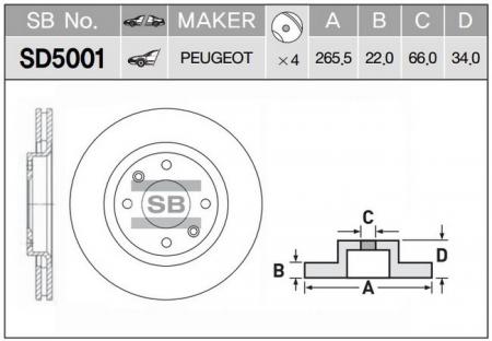    (4246W7) SD5001