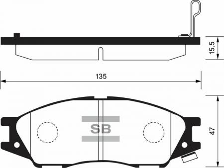   SP1156 Sangsin Brake
