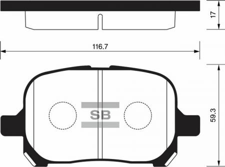 КОЛОДКИ ТОРМОЗНЫЕ ПЕРЕДНИЕ SP1226