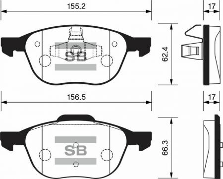  . FOCUS II,C-MAX (03~),VOLVO C70,S40,V50,MAZDA 3 SP1260