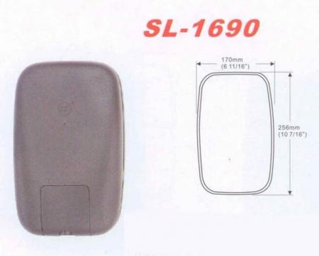 ЗЕРКАЛО ЗАДНЕГО ВИДА ISUZU NKR NHR NEW (266X169 SR1200) SL1690