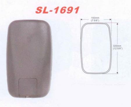 ЗЕРКАЛО ЗАДНЕГО ВИДА ISUZU NPR NEW/MAZDA T-4000 NEW (320X190 SR1200) SL1691