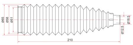 ПЫЛЬНИК РУЛЕВОЙ РЕЙКИ TOYOTA CARGO/PLATZ/PORTE/PROBOX/SUCCEED/RAUM/VITZ/WILL/YARIS/ECHO 99- ST-45535-52040 ST4553552040
