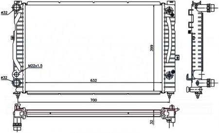  AUDI A4/S4 1.6/1.8/1.8T/1.9TD 94-00/AUDI A6/S6 1.9TD 97-04/VW PASSAT B5+ 1.6/1.8T/1.9TD/2.0 VW0003