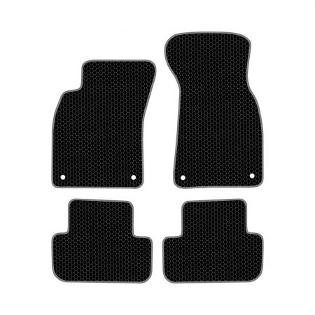 КОВРИКИ САЛОНА AUDI A4 IV (B8) (2007-2015) EVA, КОМПЛЕКТ, ЧЕРНЫЕ KSA10208BK