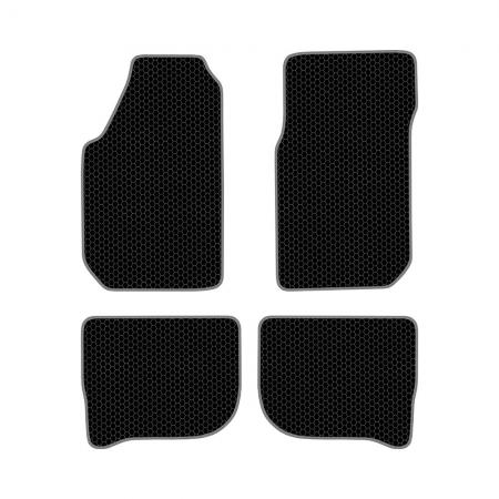 КОВРИКИ САЛОНА AUDI A6 I (C4) (1994-1997) EVA, КОМПЛЕКТ, ЧЕРНЫЕ KSA10891BK