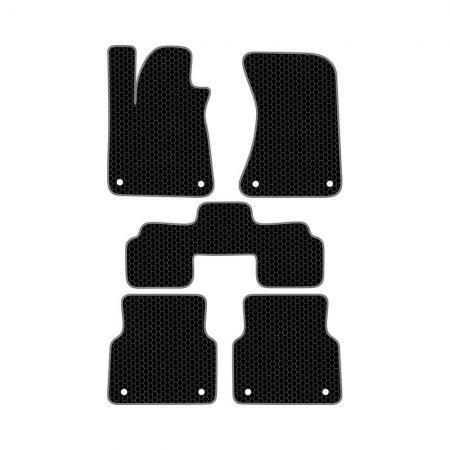 КОВРИКИ САЛОНА AUDI A8 III (D4) РЕСТАЙЛИНГ (2013-2017) EVA, КОМПЛЕКТ, ЧЕРНЫЕ KSA13011BK