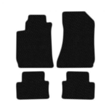 КОВРИКИ САЛОНА ALFA ROMEO 159 - (2005-2011) EVA, КОМПЛЕКТ, ЧЕРНЫЕ KSA30205BK