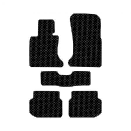 КОВРИКИ САЛОНА BMW 5 СЕРИЯ F10 (2009-2013) EVA, КОМПЛЕКТ, ЧЕРНЫЕ KSB22211BK