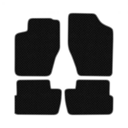 КОВРИКИ САЛОНА CITROEN C4 I (2004-2011) EVA, КОМПЛЕКТ, ЧЕРНЫЕ KSC40404BK