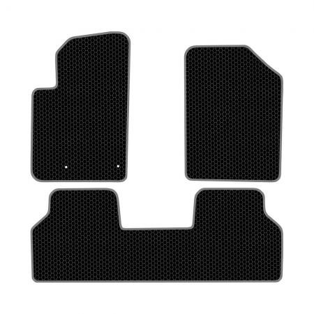 КОВРИКИ САЛОНА CITROEN BERLINGO II (2008-Н.В.) EVA, КОМПЛЕКТ, ЧЕРНЫЕ KSC41209BK