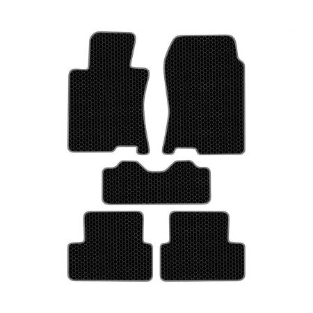КОВРИКИ САЛОНА HONDA ACCORD VIII (2007-2013) EVA, КОМПЛЕКТ, ЧЕРНЫЕ KSH10208BK