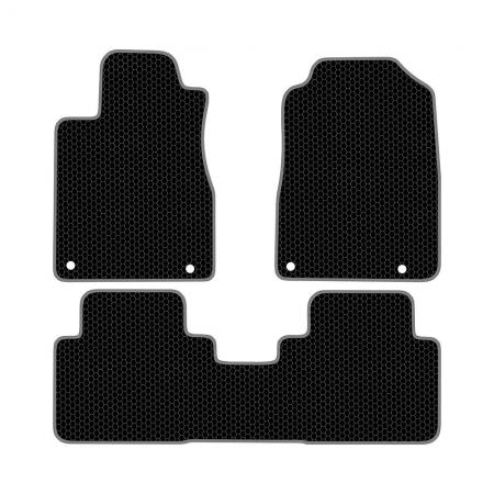 КОВРИКИ САЛОНА HONDA CR-V V (2016-Н.В.) EVA, КОМПЛЕКТ, ЧЕРНЫЕ KSH15117BK