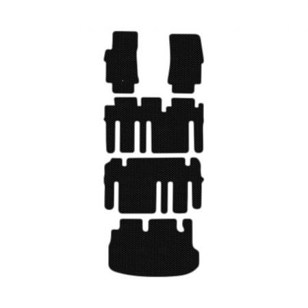 КОВРИКИ САЛОНА HY H-1 II (2007-Н.В.) EVA, КОМПЛЕКТ, ЧЕРНЫЕ KSH22607BK