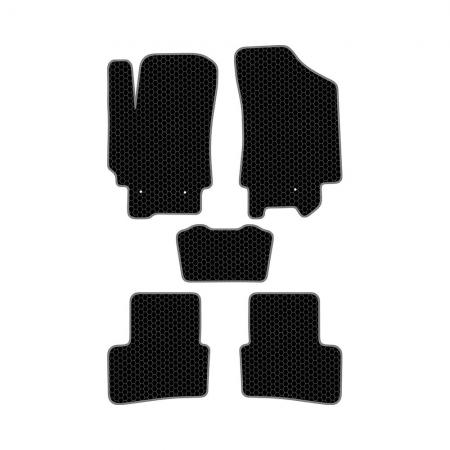 КОВРИКИ САЛОНА HY CRETA I (2016-Н.В.) EVA, КОМПЛЕКТ, ЧЕРНЫЕ KSH25316BK