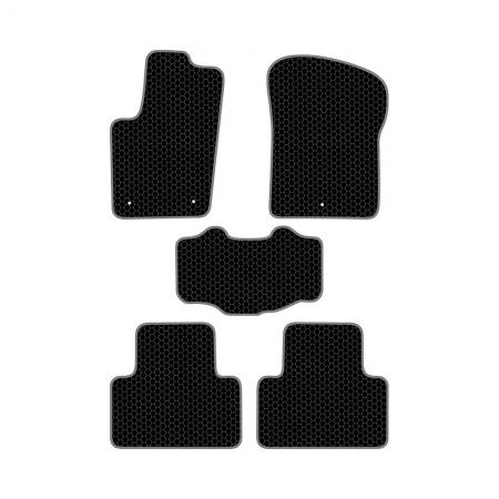 КОВРИКИ САЛОНА JEEP GRAND CHEROKEE IV (WK2) (2010-Н.В.) EVA, КОМПЛЕКТ, ЧЕРНЫЕ KSJ10810BK