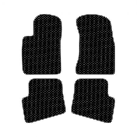 КОВРИКИ САЛОНА KIA CLARUS II (1998-2001) EVA, КОМПЛЕКТ, ЧЕРНЫЕ KSK14198BK