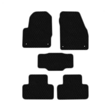 КОВРИКИ САЛОНА LAND ROVER RANGE ROVER EVOQUE I (2011-Н.В.) EVA, КОМПЛЕКТ, ЧЕРНЫЕ KSL10911BK