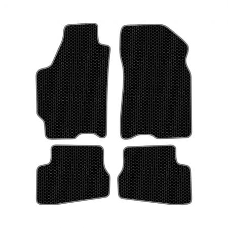 КОВРИКИ САЛОНА MAZDA 626 IV (GE) (1991-1997) EVA, КОМПЛЕКТ, ЧЕРНЫЕ KSM23092BK