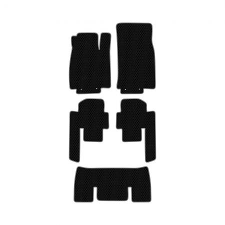 КОВРИКИ САЛОНА MERCEDES-BENZ R-KLASSE W251 (2005-Н.В.) EVA, КОМПЛЕКТ, ЧЕРНЫЕ KSM33505BK
