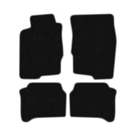 КОВРИКИ САЛОНА MITSUBISHI GALANT VIII (1996-2006) EVA, КОМПЛЕКТ, ЧЕРНЫЕ KSM41996BK