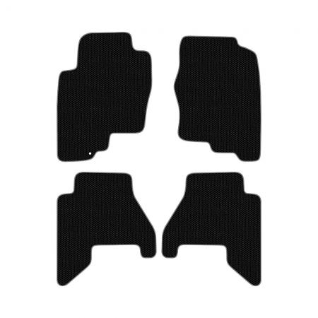 КОВРИКИ САЛОНА NISSAN PATHFINDER III (2004-2010) EVA, КОМПЛЕКТ, ЧЕРНЫЕ KSN10805BK
