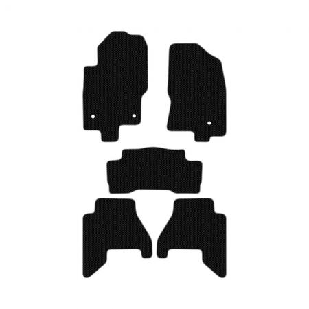 КОВРИКИ САЛОНА NISSAN PATHFINDER III РЕСТАЙЛИНГ (2010-2014) EVA, КОМПЛЕКТ, ЧЕРНЫЕ KSN10807BK